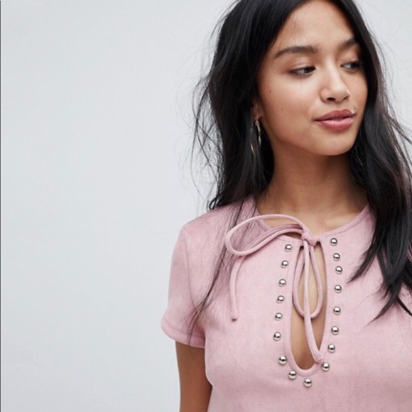 Glamorous Suedette Dress - Picture 3 of 4